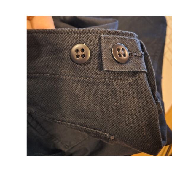 Lands' End Men's 37 Blue Navy Traditional Fit No Iron Chino Shorts 9" Inseam - Picture 9 of 9